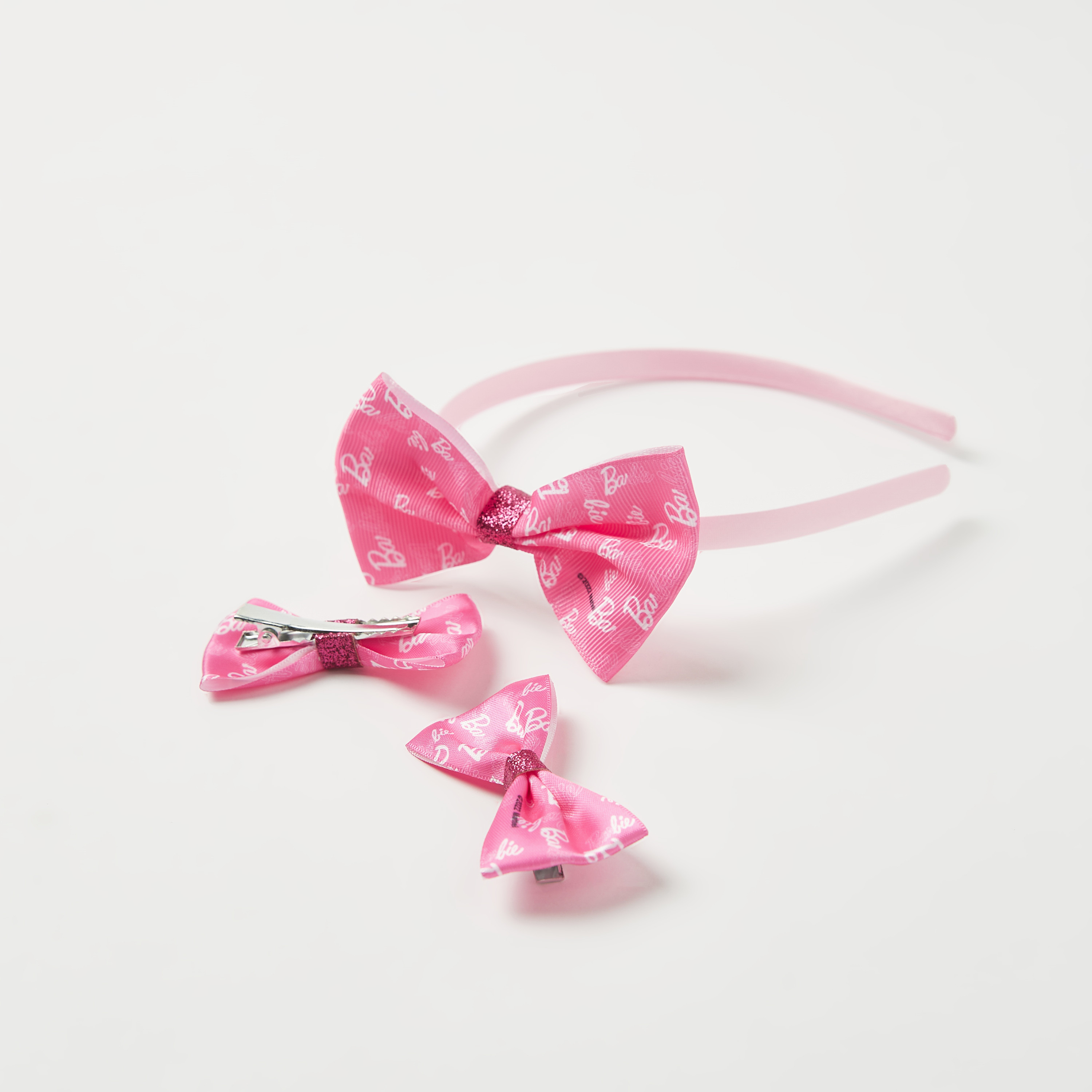 طقم اكسسوارات شعر 3 قطع من باربي-baby-girls-accessories-hairaccessories-image-4
