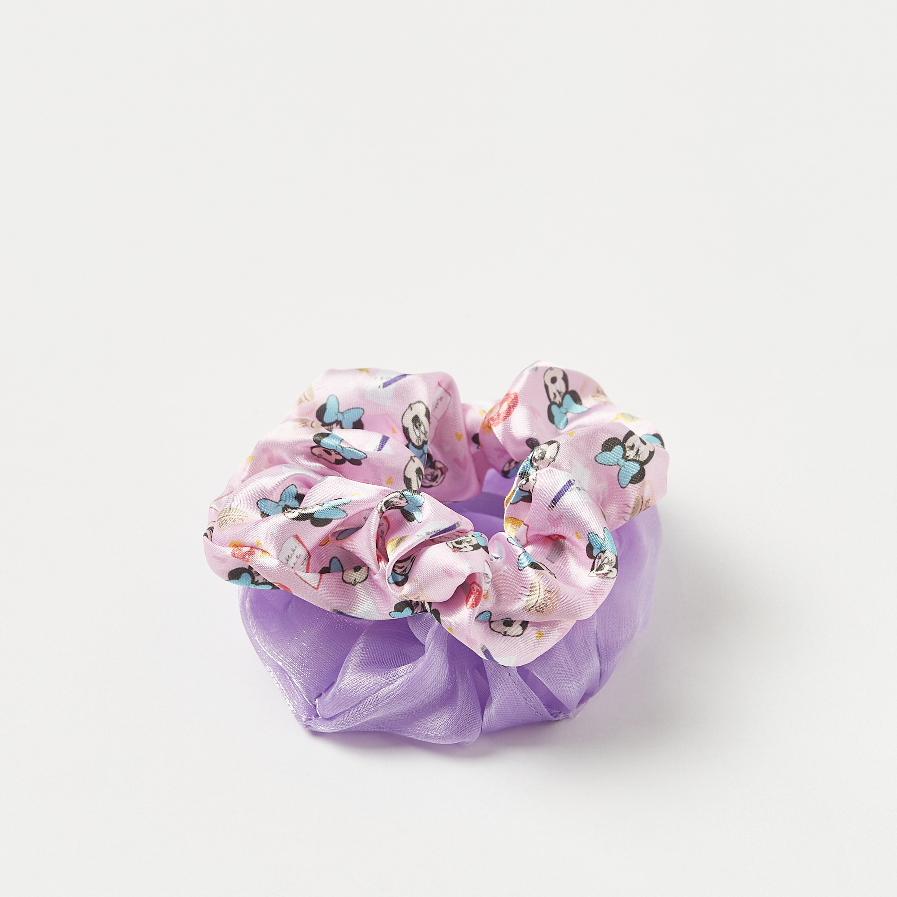 Disney Minnie Mouse Print Scrunchie - Set of 2-baby-girls-accessories-hairaccessories-image-1
