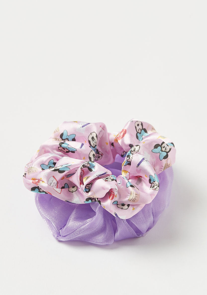 Disney Minnie Mouse Print Scrunchie - Set of 2-Hair Accessories-image-0