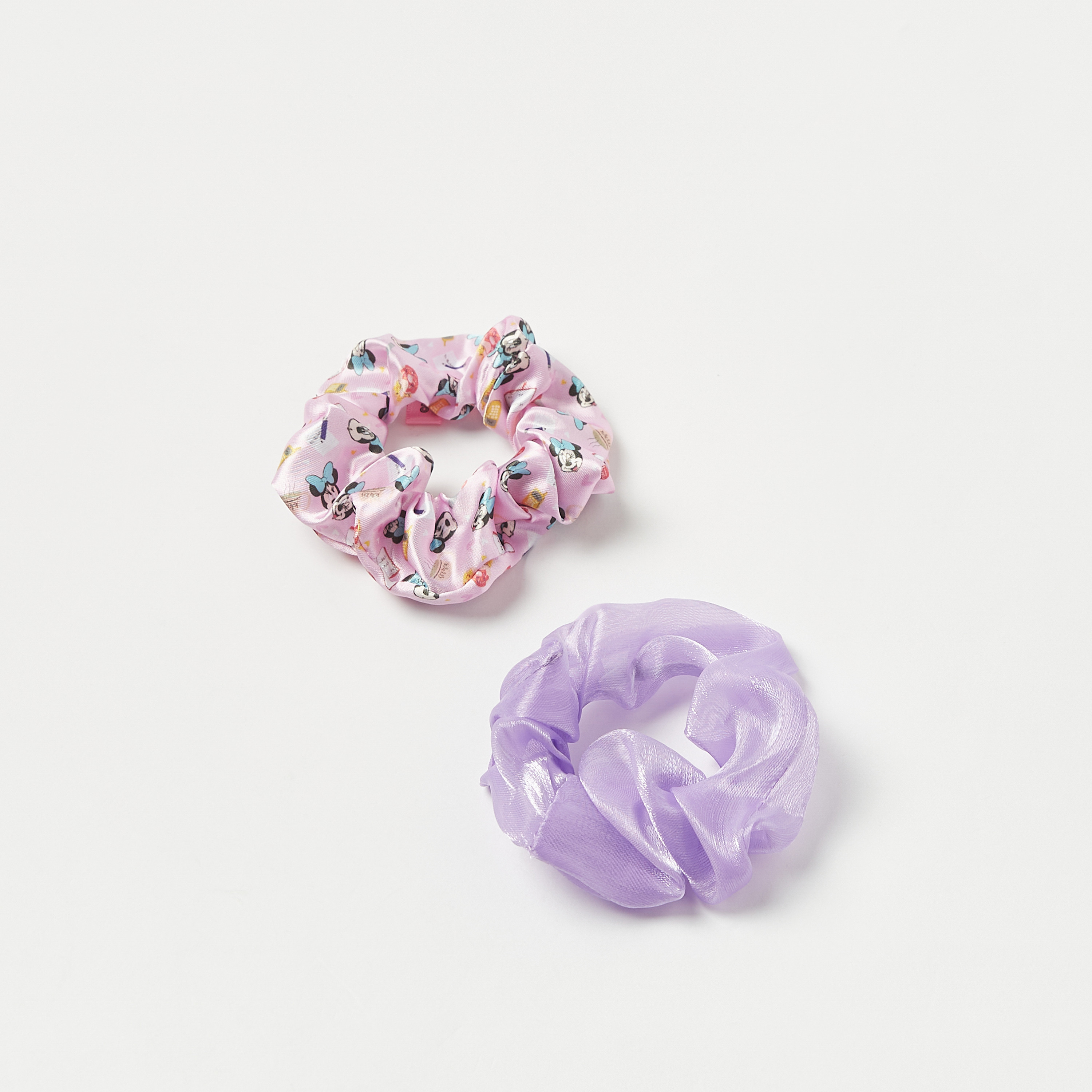 Disney Minnie Mouse Print Scrunchie - Set of 2-baby-girls-accessories-hairaccessories-image-3