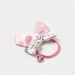 Disney Minnie Mouse Print Scrunchie with Knot and Charm Detail-Hair Accessories-thumbnailMobile-2