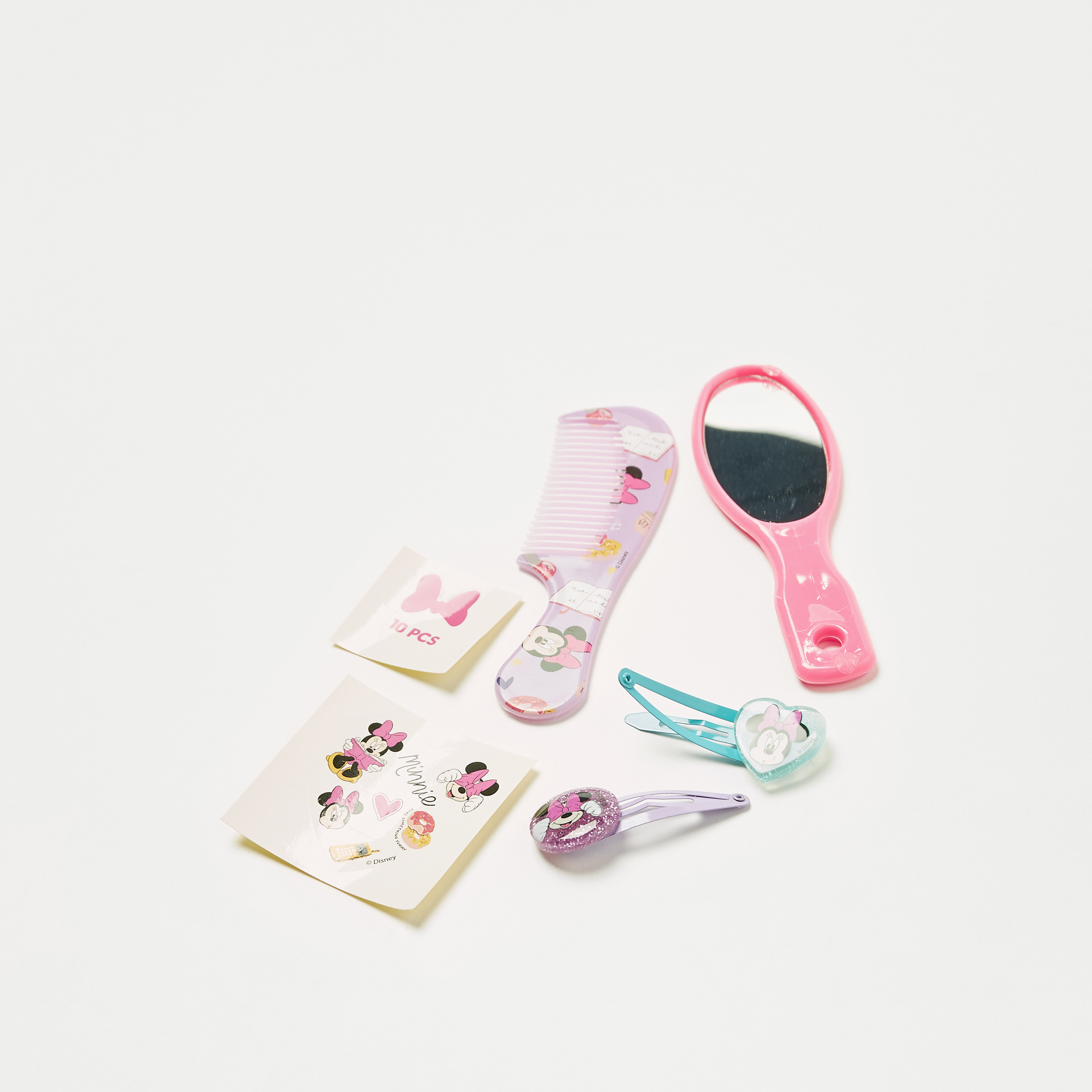 Disney Minnie Mouse Print 10-Piece Accessory Set-baby-girls-accessories-hairaccessories-image-4