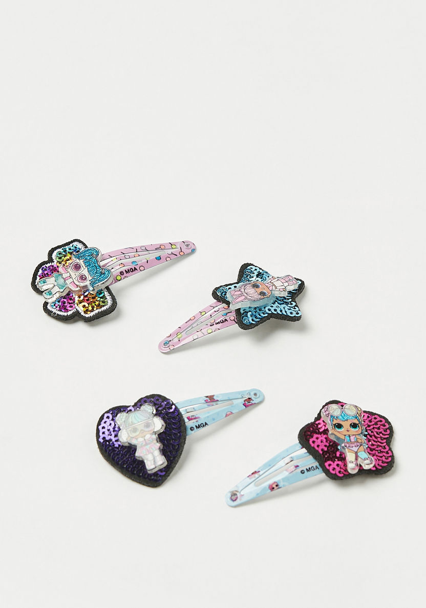 L.O.L. Surprise! Embellished Hair Clip - Set of 4-Hair Accessories-image-0