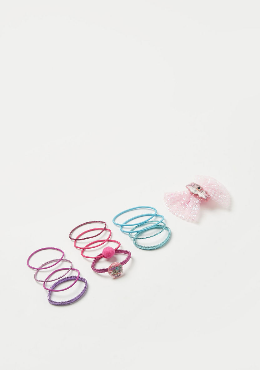 L.O.L. Surprise! Assorted Hair Ties and Bow Hair Clip Set-Hair Accessories-image-0
