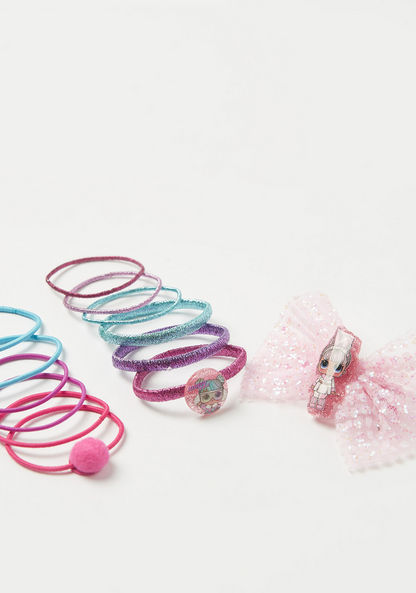 L.O.L. Surprise! Assorted Hair Ties and Bow Hair Clip Set-Hair Accessories-image-2