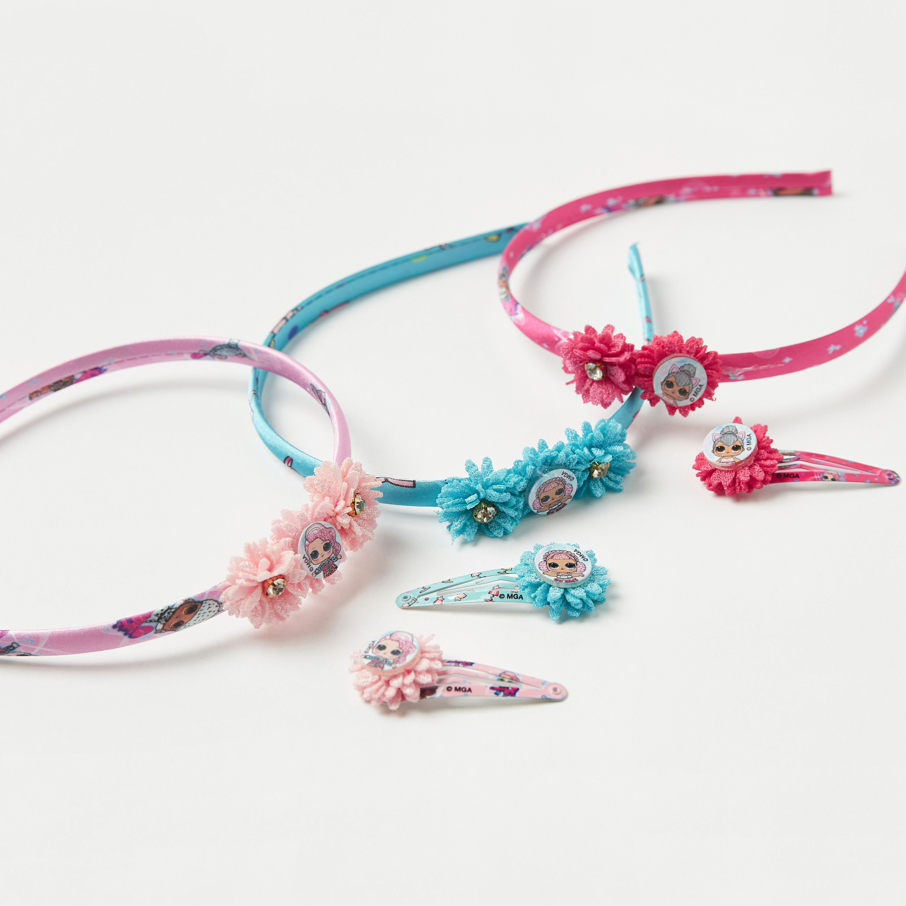 L.O.L. Surprise! 6-Piece Printed Hairband and Hair Clip Set-baby-girls-accessories-hairaccessories-image-4