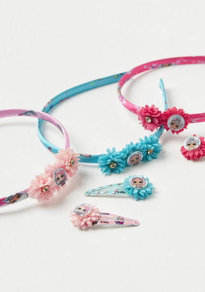 L.O.L. Surprise! 6-Piece Printed Hairband and Hair Clip Set-Hair Accessories-image-3