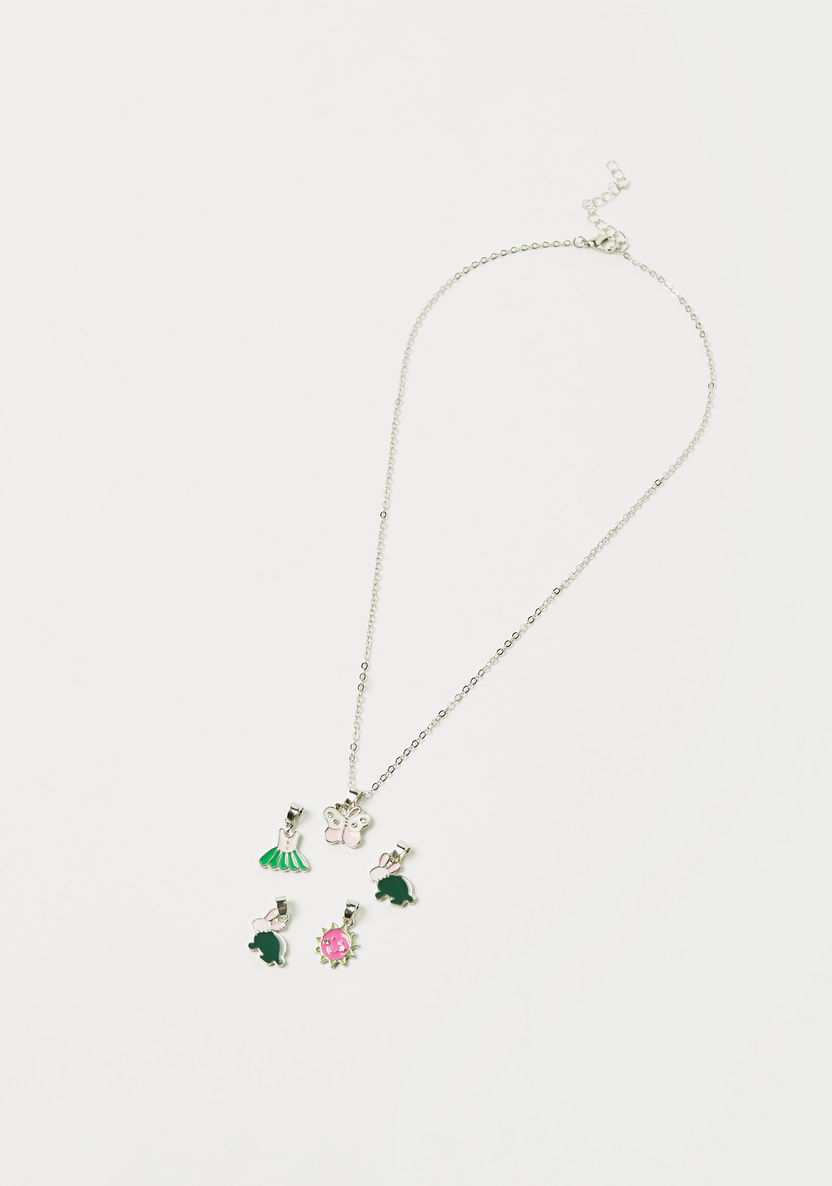 Charmz 5-Piece Embellished Pendant Set with Necklace-Jewellery-image-0