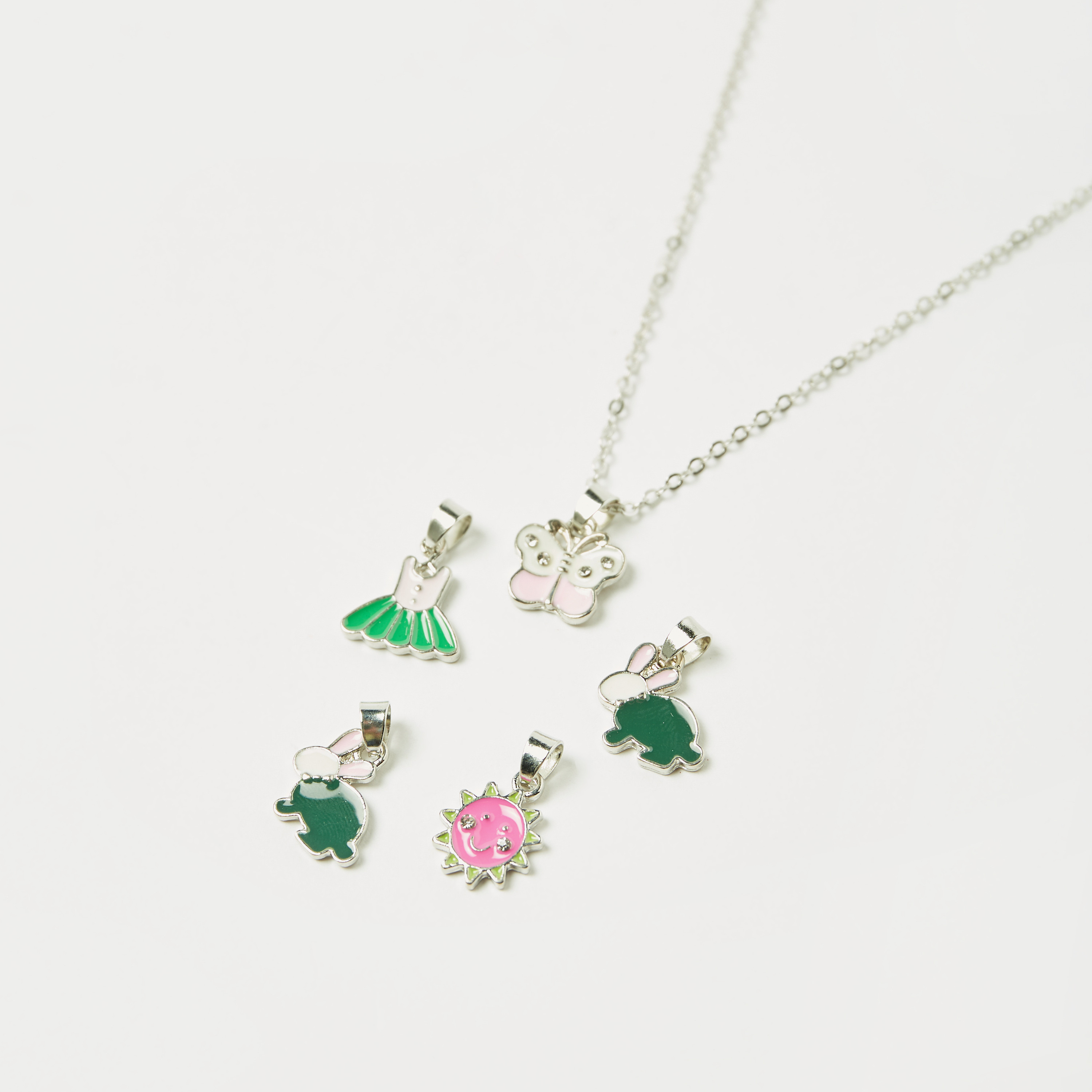 Charmz 5-Piece Embellished Pendant Set with Necklace-girls-accessories-jewellery-image-2