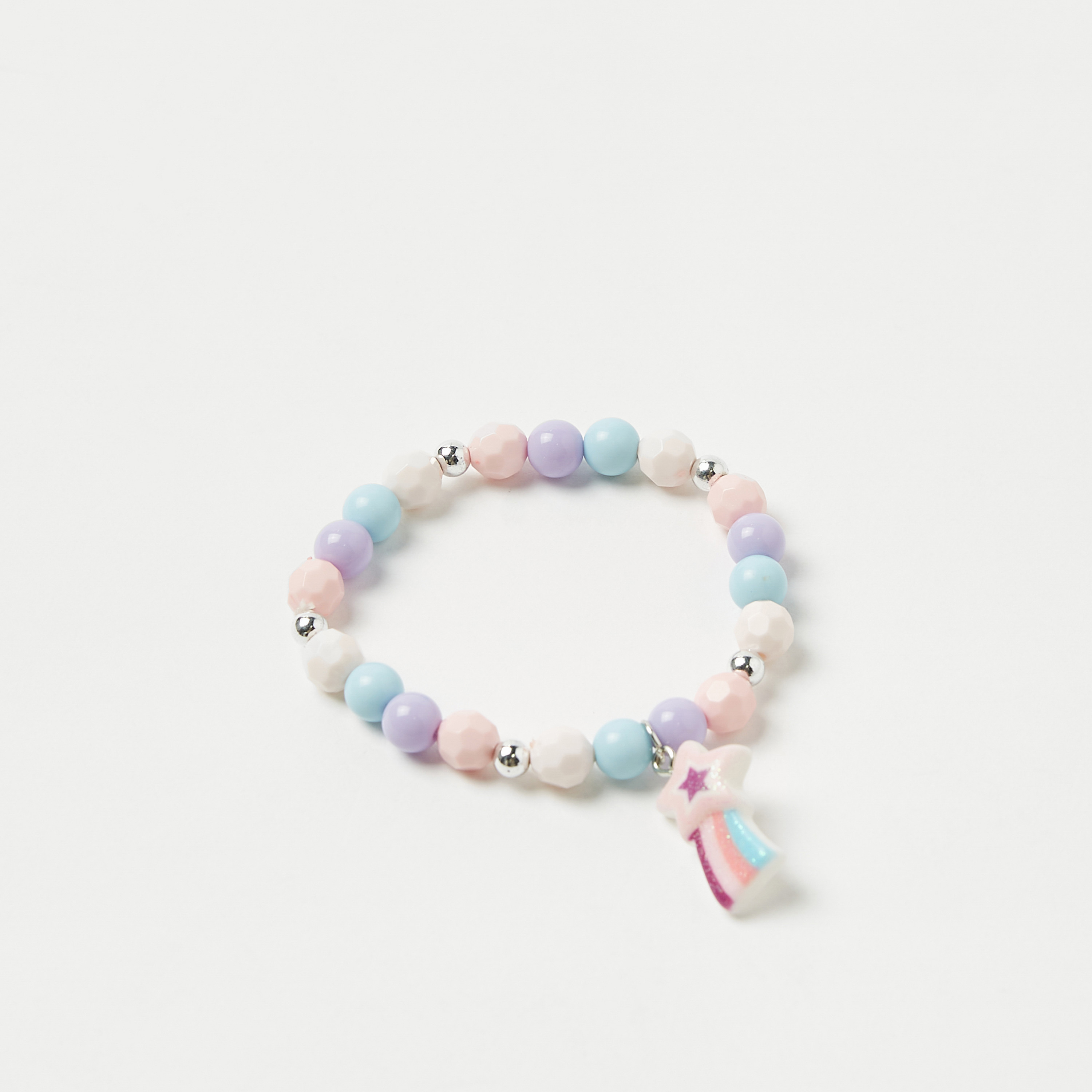 طقم عقد مزين بالخرز ودلّاية يونيكورن مع سوار من تشارمز-girls-accessories-jewellery-image-3