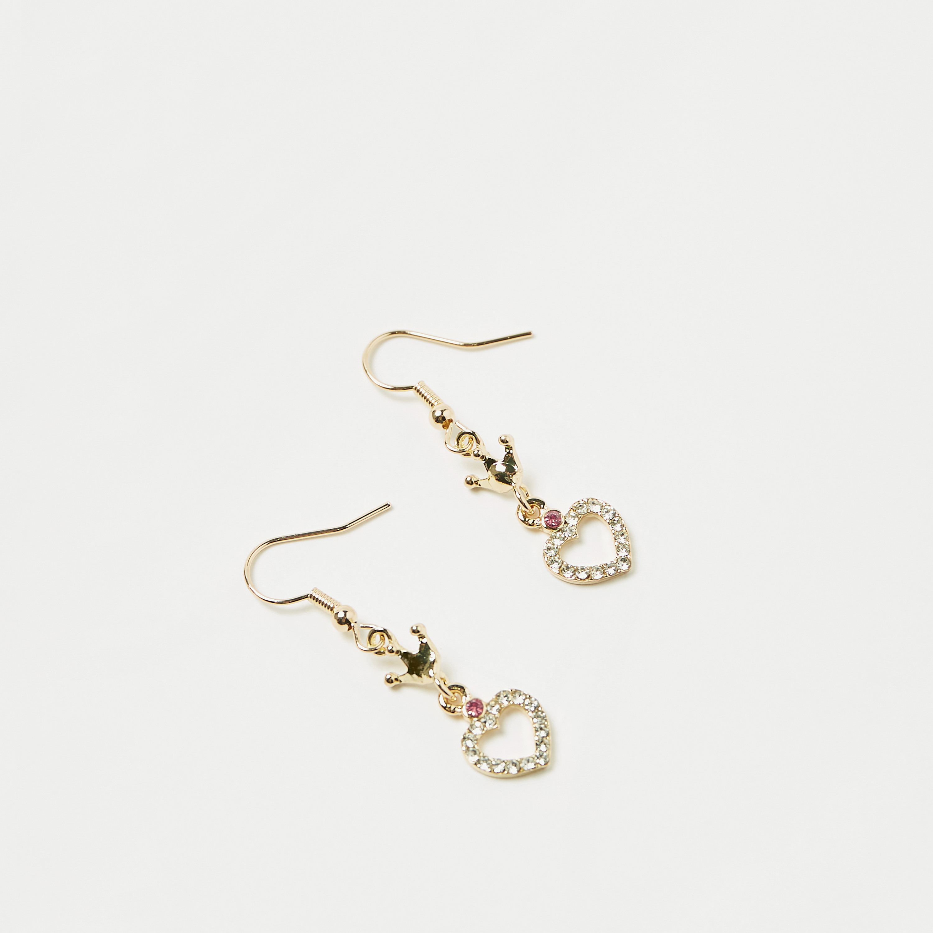 Charmz Embellished Dangler Earrings with Fish Hook-girls-accessories-jewellery-image-2