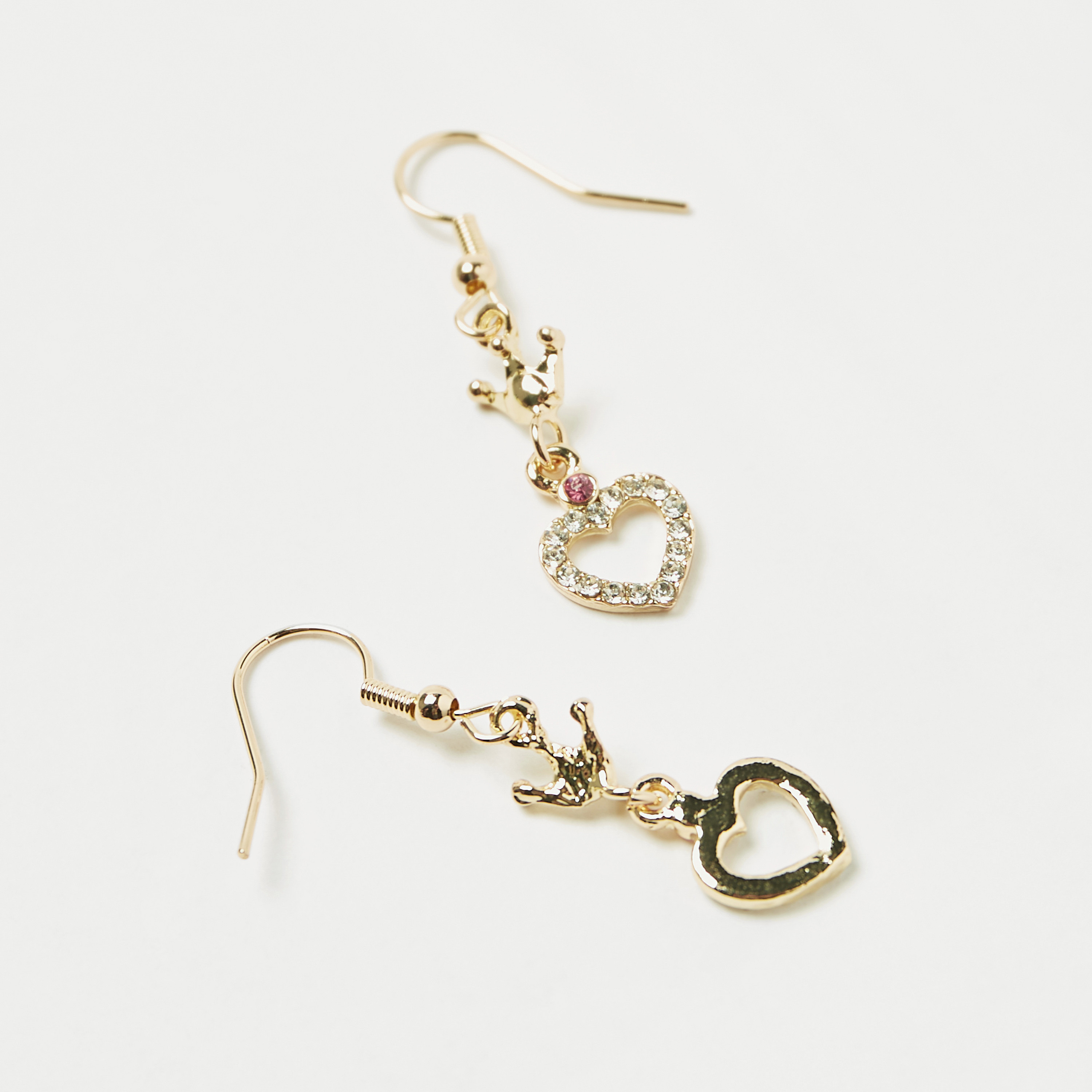 Charmz Embellished Dangler Earrings with Fish Hook-girls-accessories-jewellery-image-3