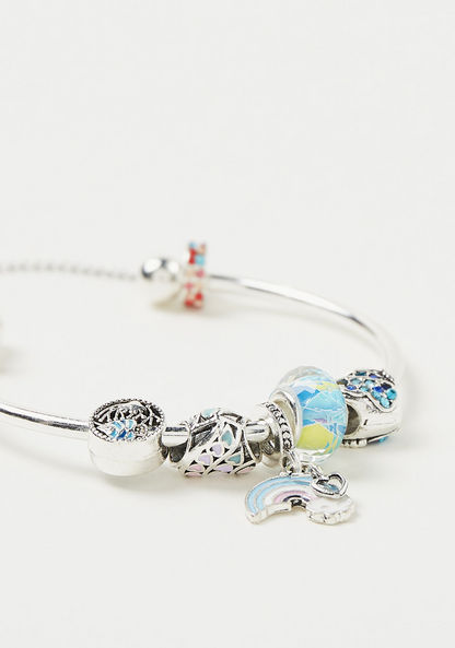 Charmz Metallic Embellished Anklet with Charms-Jewellery-image-1