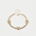 Charmz Metallic Butterfly Embellished Anklet with Lobster Clasp Closure-Jewellery-thumbnail-2