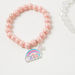 Charmz Pearl Embellished Bracelet with Enamelled Rainbow Charm - Set of 2-Jewellery-thumbnailMobile-1