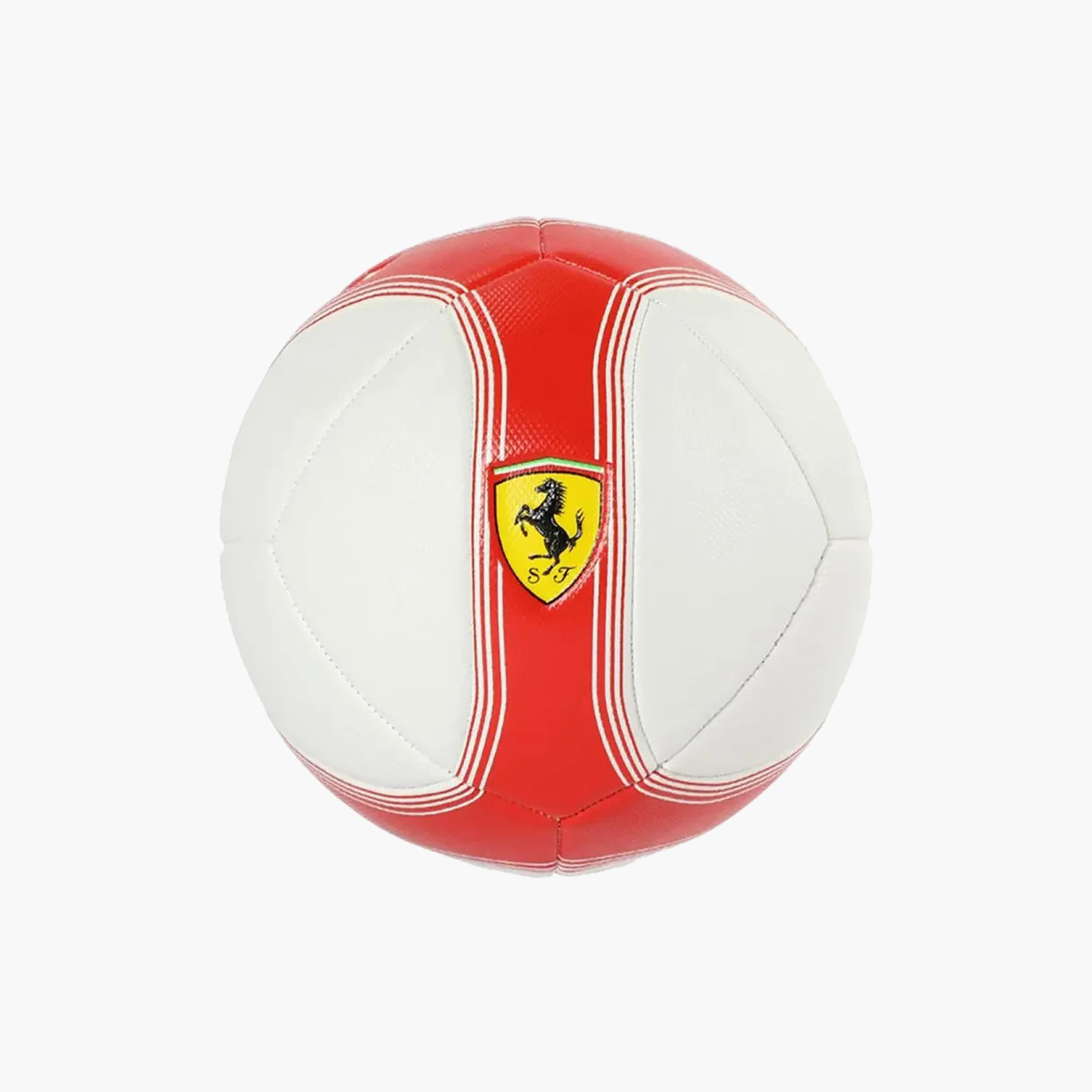 Ferrari Machine Sewing Soccer Ball - No. 5 - White & Red-toys-outdoor-sports-image-1