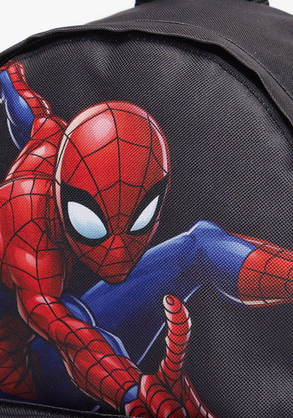 Marvel Spider-Man Print Backpack with Adjustable Shoulder Straps-Boy%27s Backpacks-image-2
