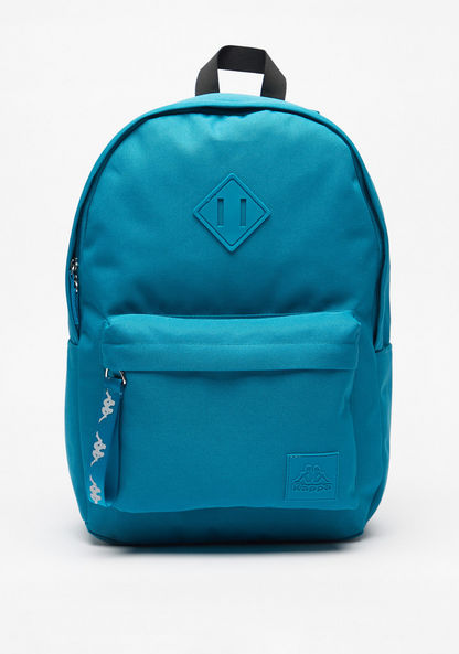 Kappa Embossed Backpack with Adjustable Shoulder Straps and Zip Closure-Boy%27s Backpacks-image-0