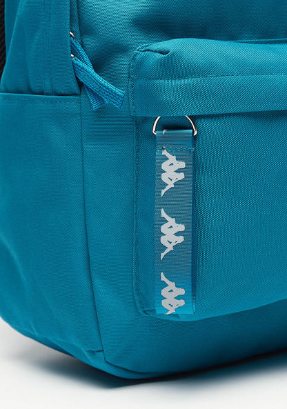 Kappa Embossed Backpack with Adjustable Shoulder Straps and Zip Closure-Boy%27s Backpacks-image-2