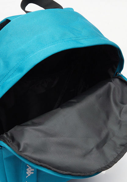 Kappa Embossed Backpack with Adjustable Shoulder Straps and Zip Closure-Boy%27s Backpacks-image-4