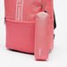 Kappa Logo Print Backpack with Adjustable Shoulder Straps and Zip Closure-Boy%27s Backpacks-thumbnailMobile-2