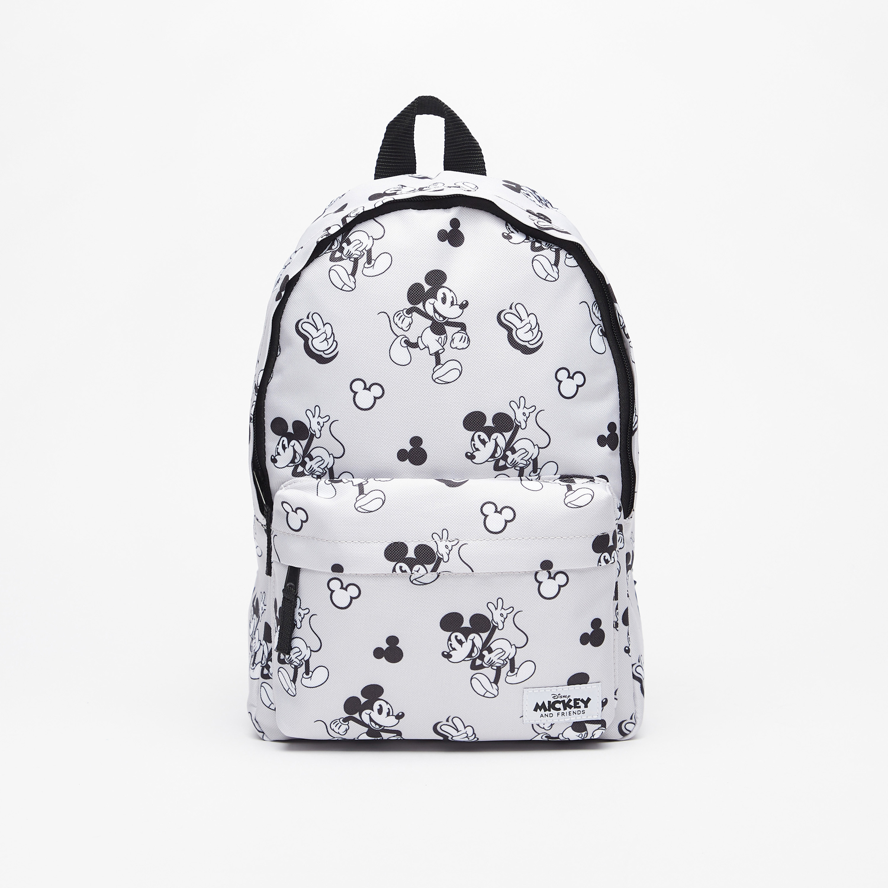 Disney All Over Mickey Mouse Print Backpack with Adjustable Shoulder Straps