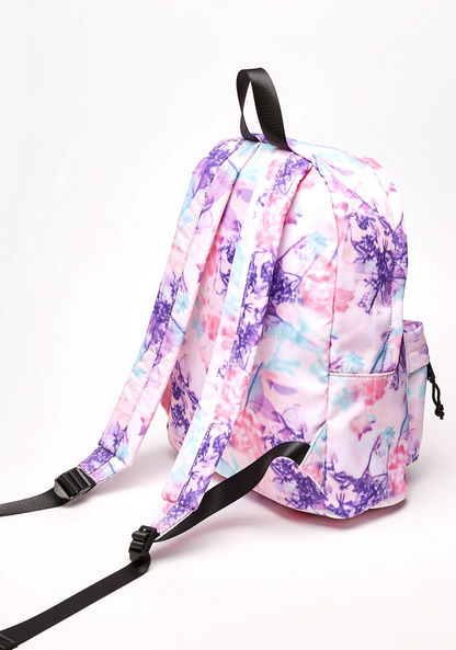 Missy Printed Backpack with Zip Closure and Adjustable Straps-Women%27s Backpacks-image-2