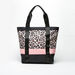 Missy Animal Print Tote Bag with Zip Closure and Double Handle-Women%27s Handbags-thumbnailMobile-0