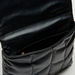 Haadana Quilted Satchel Bag with Metallic Detail and Twist Clasp-Women%27s Handbags-thumbnail-6