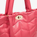 Haadana Quilted Tote Bag with Detachable Strap and Twist Lock Closure-Women%27s Handbags-thumbnail-6