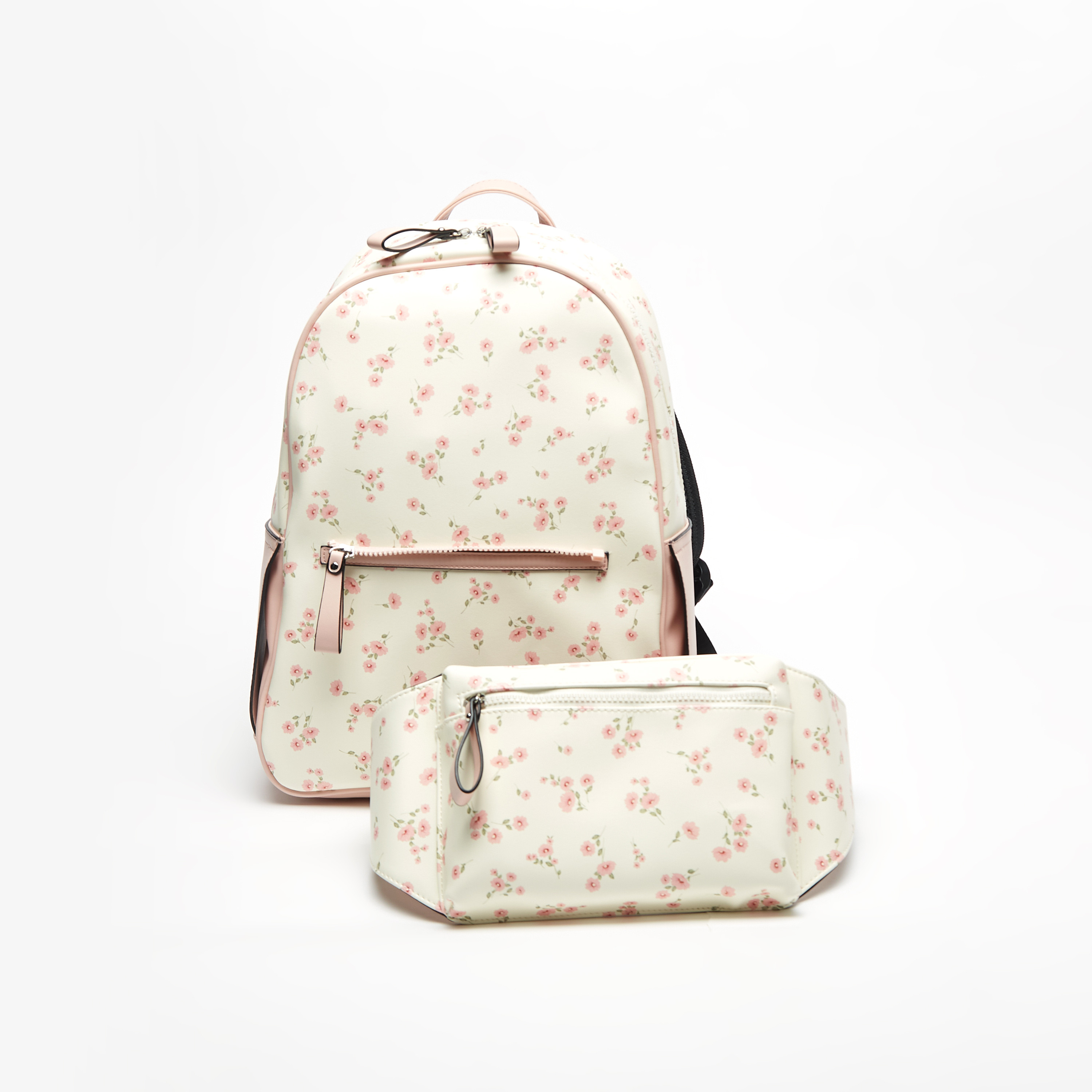 طقم شنطة ظهر قطعتين بطبعات من ميسي-women-bagsandwallets-backpacks-image-2
