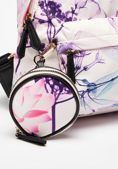 Missy All-Over Print Backpack with Adjustable Straps and Coin Pouch Set-Women%27s Backpacks-image-4