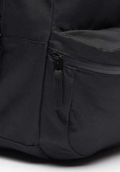 Lee Cooper Textured Backpack with Adjustable Shoulder Straps and Zip Closure-Men%27s Backpacks-image-2
