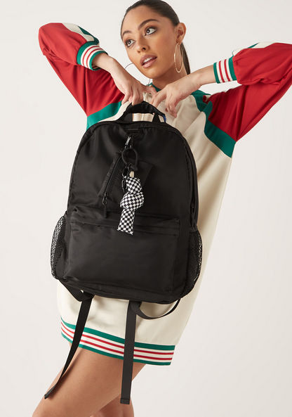 Missy Solid Backpack with Adjustable Shoulder Straps-Women%27s Backpacks-image-0