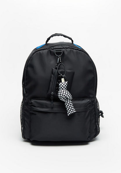 Missy Solid Backpack with Adjustable Shoulder Straps-Women%27s Backpacks-image-1