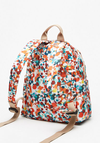 Missy Printed Backpack with Adjustable Shoulder Straps