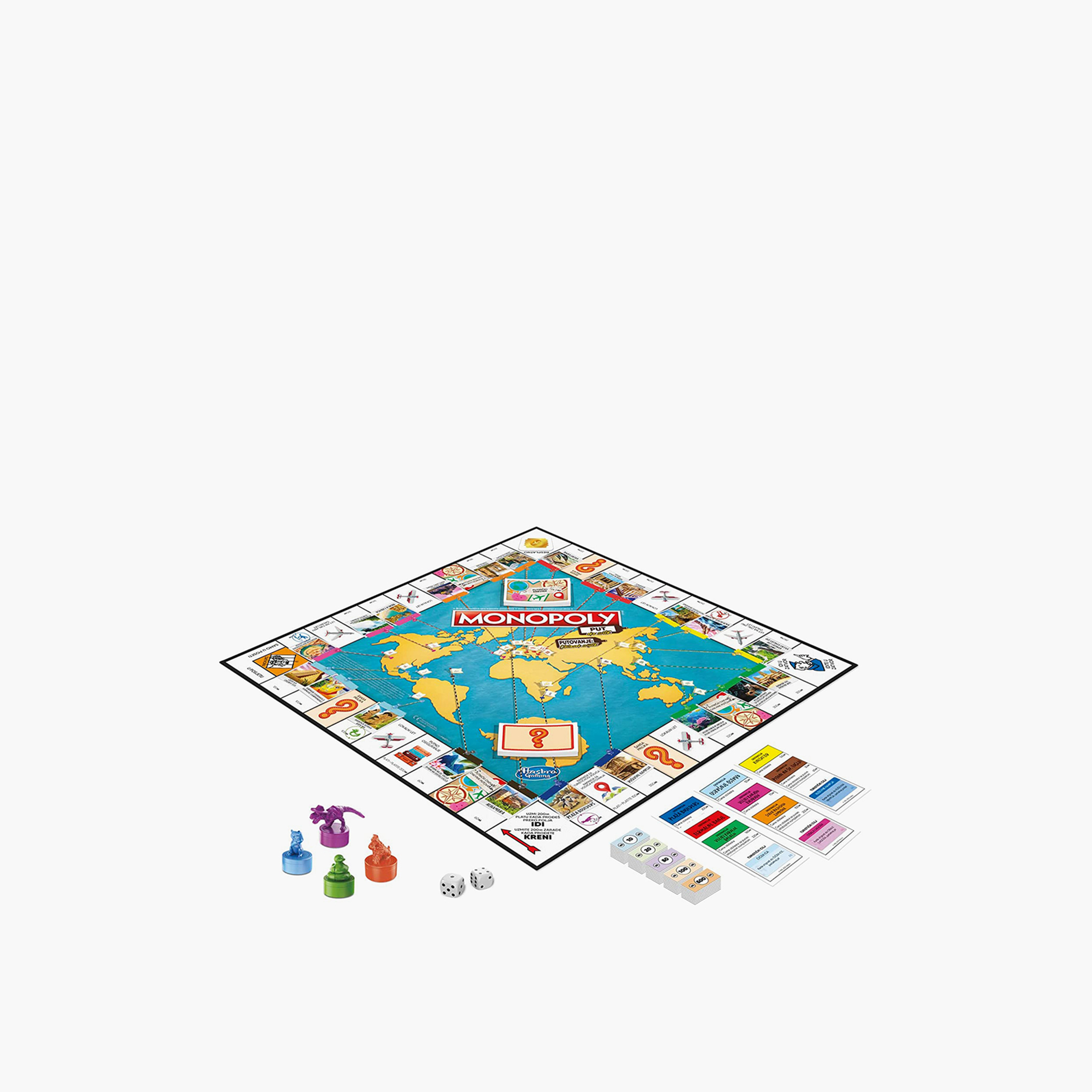 لعبة مونوبولي ترافيل وورلد تور من هاسبرو-toys-indoortoys-boardgames-image-2