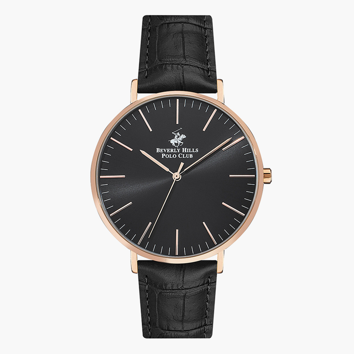 Beverly hills polo club watch black new arrivals