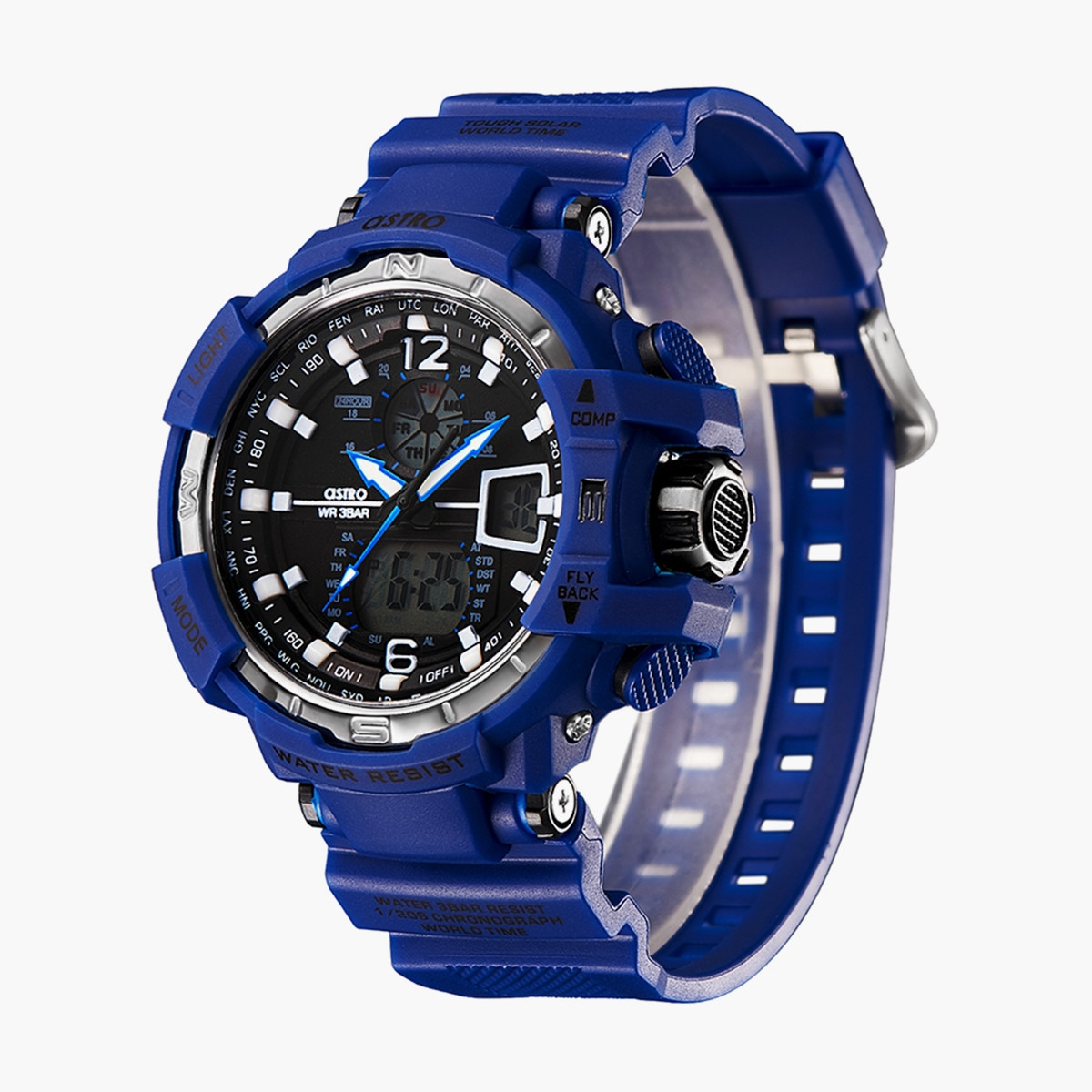 ساعة انالوج-الرقمية من استرو بمينا اسود للرجال - A22809-PPNB-men-watchesandjewellery-watches-image-2