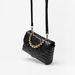 Haadana Quilted Satchel Bag with Chainlink Accent-Women%27s Handbags-thumbnail-1