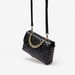 Haadana Quilted Satchel Bag with Chainlink Accent-Women%27s Handbags-thumbnail-6