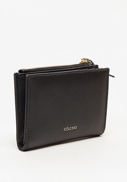 Celeste Solid Cardholder with Zip Closure