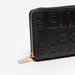 Elle Textured Zip Around Wallet-Wallets and Clutches-thumbnailMobile-2