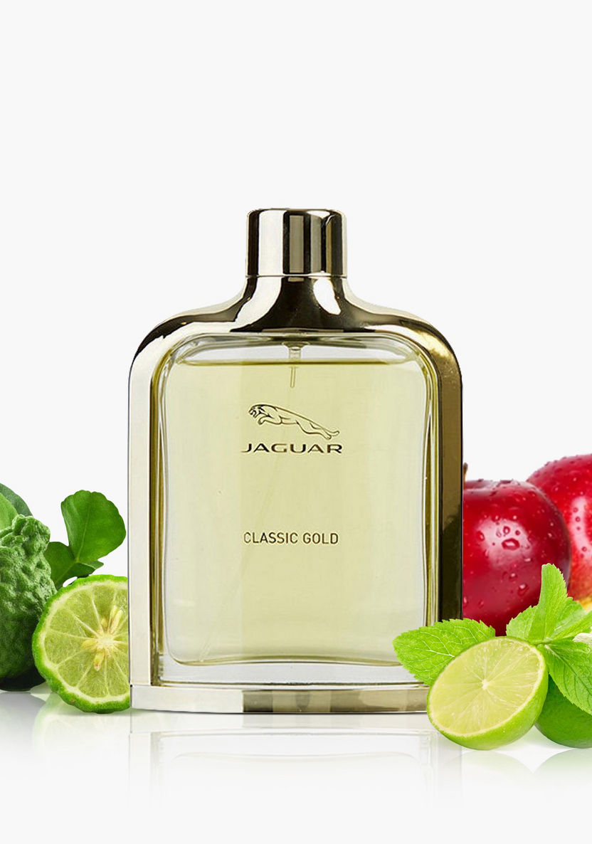 Shop Jaguar Classic Gold Eau De Toilette Vaporisateur for Men - 100 ml Online | Centrepoint Kuwait