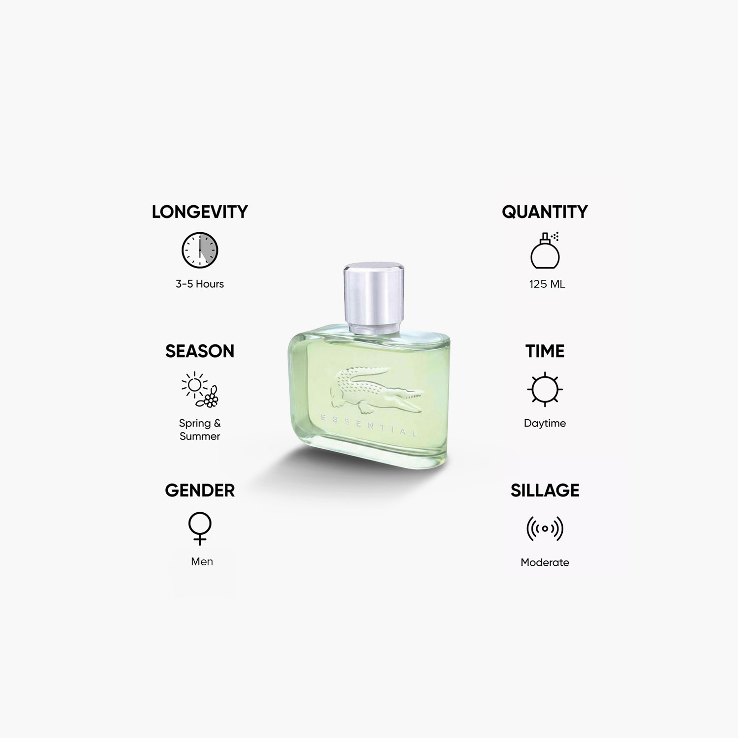 Lacoste Men's Essential Eau de Toilette Spray - 125 ml-beautyandpersonalcare-fragrance-men-image-5