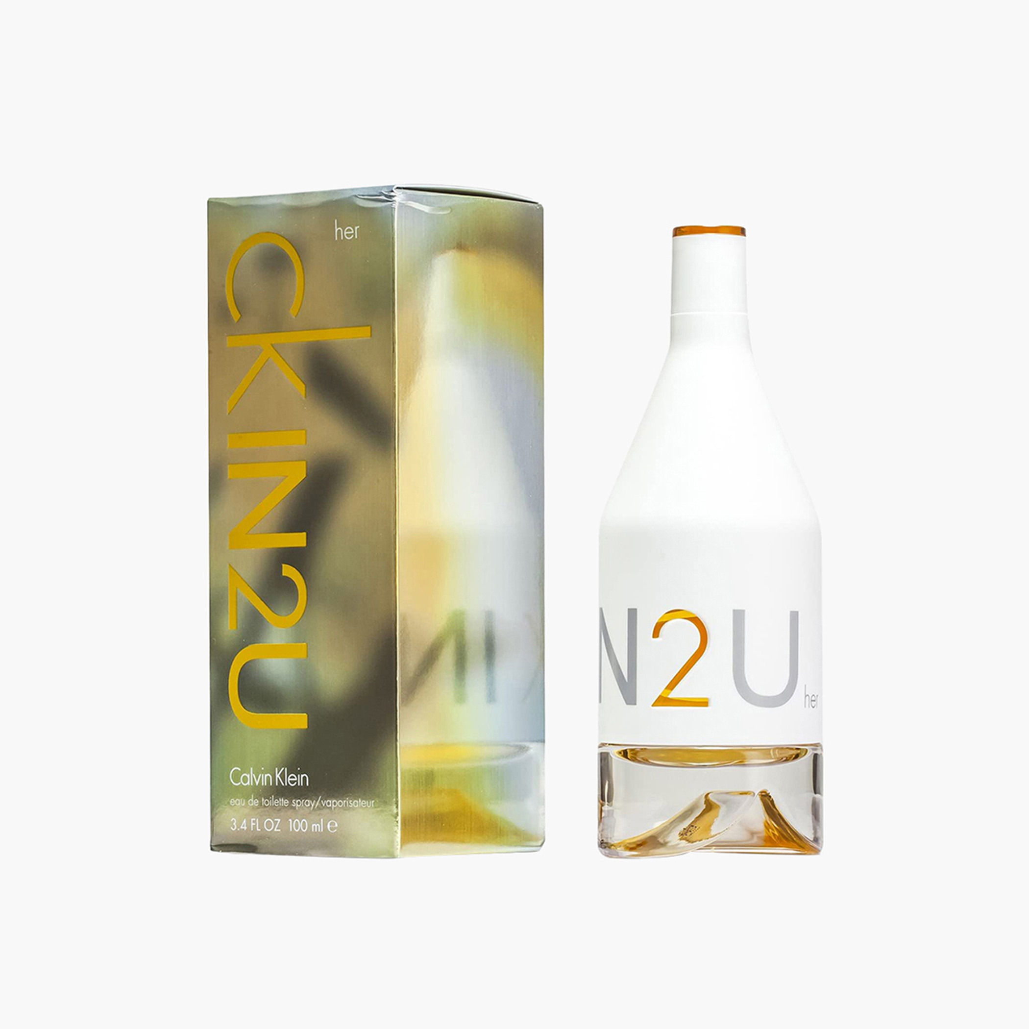 أو دو تواليت إن تو يو من كالفن كلاين - 100 مل-beautyandpersonalcare-fragrance-women-image-1