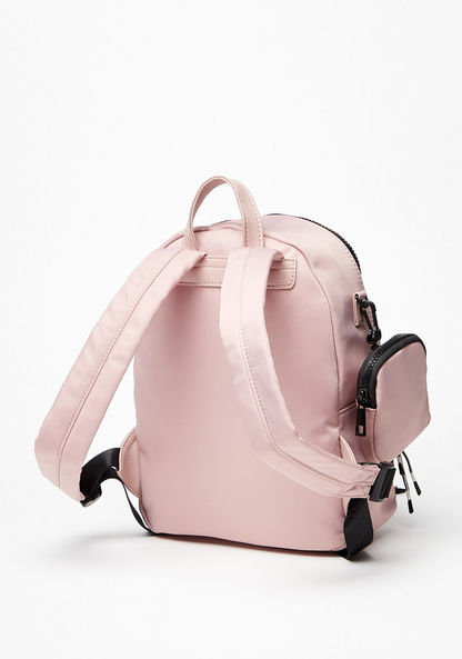 Missy Solid Backpack with Adjustable Shoulder Straps and Soft Toy-Women%27s Backpacks-image-1