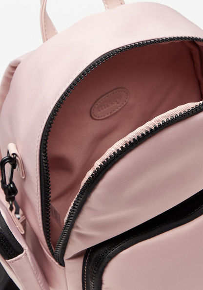 Missy Solid Backpack with Adjustable Shoulder Straps and Soft Toy-Women%27s Backpacks-image-4