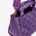 Missy Quilted Tote Bag with Adjustable Strap and Zip Closure-Women%27s Handbags-thumbnail-2