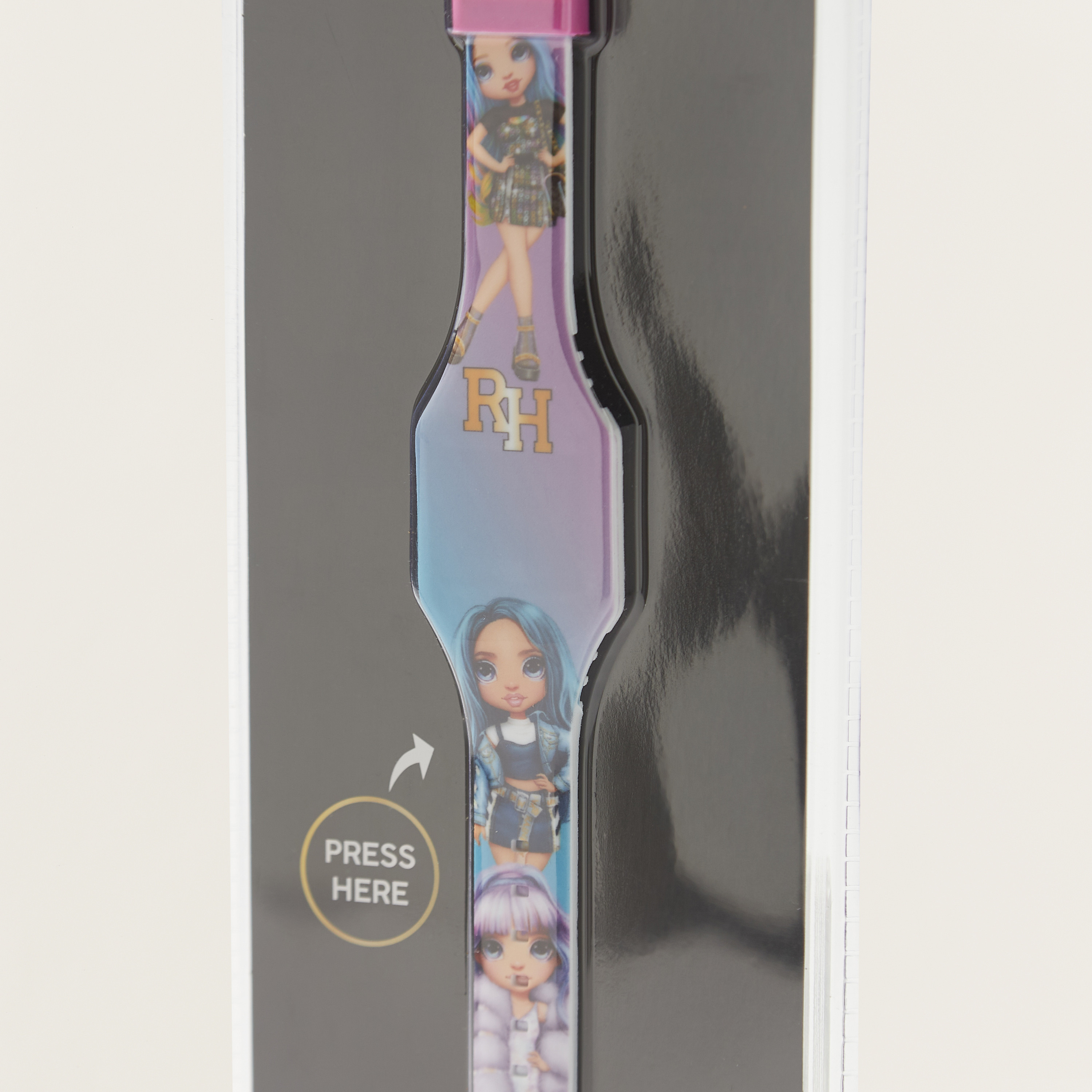 Rainbow High Printed LED Wrist Watch with Pin Buckle Closure-girls-accessories-watches-image-3